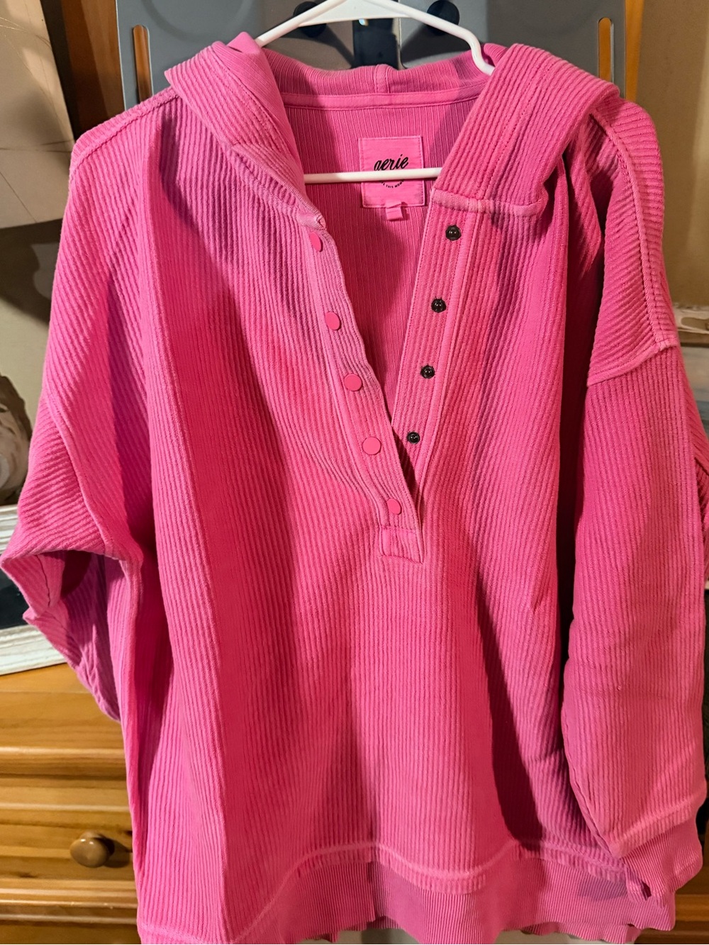 Aerie ribbed hoodie
